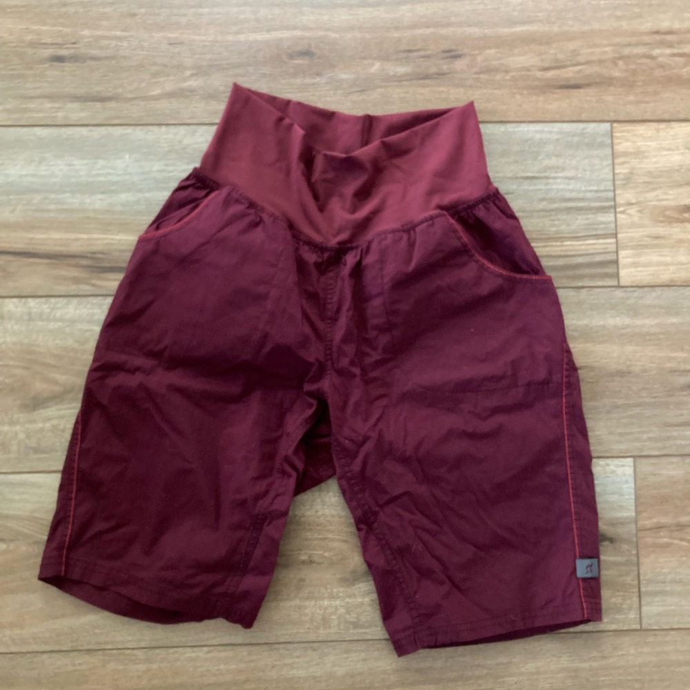 Rab Athletic Shorts in Deep Burgundy